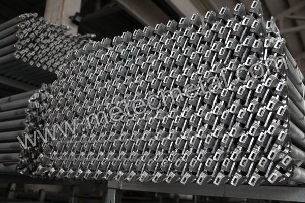 Ringlock scaffolding ledger Packing