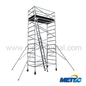 Aluminum scaffolding