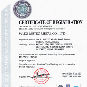 Scaffolding Certification