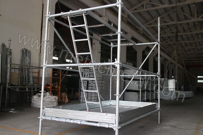 Aluminum Deck with Ladder for Scaffolding