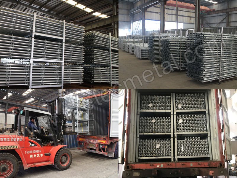 scaffolding packing loading